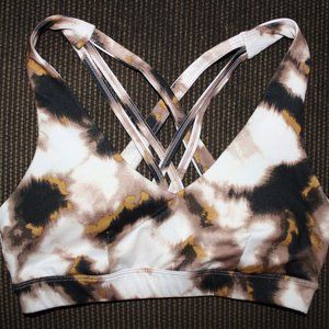 Ideology Size XS Women's Tie-Dyed Low Impact Sports Bra